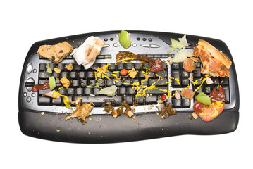 Dirty keyboard