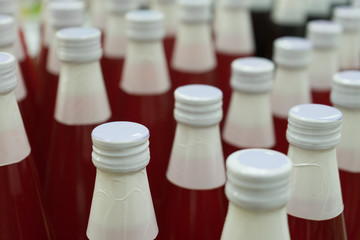 Many White Bottle caps