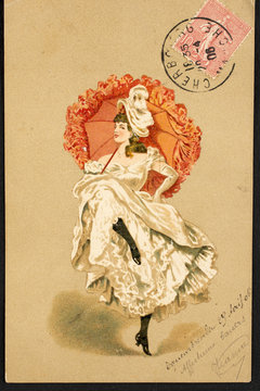 Carte postale ancienne /  French Cancan
