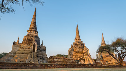 Fototapeta premium Wat Phra Sri Sanphet, Ayutthaya Historical Park, Phra Nakhon Si