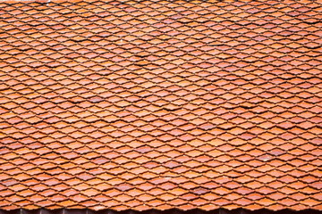 Tile roofs, patterns