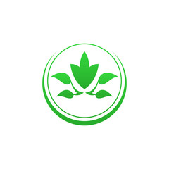 Vector abstract illustration - eco lifestyle concept