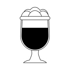 coffee mug icon over white background. vector illustration