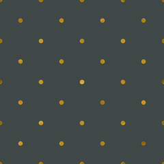 Pattern with golden circles. Endless texture for web, print, wallpaper, wrapping, scrapbooking, textile, background for invitation card or holiday decor.