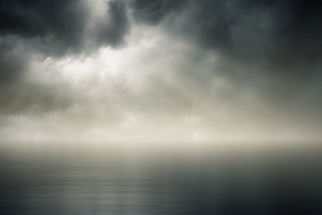 Obraz premium Lake with fog.