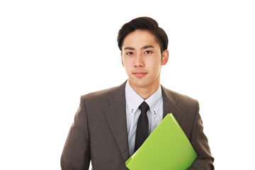 笑顔のビジネスマン
