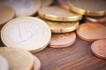Euro coins