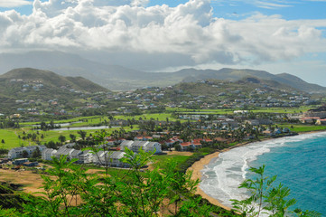 Fototapeta na wymiar Caribbean, island of St. Kitts