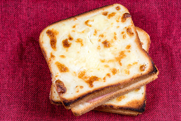Traditional French Toasted Sandwich croque