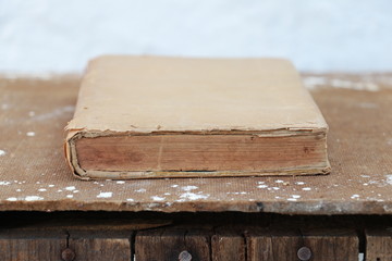 Old book closeup