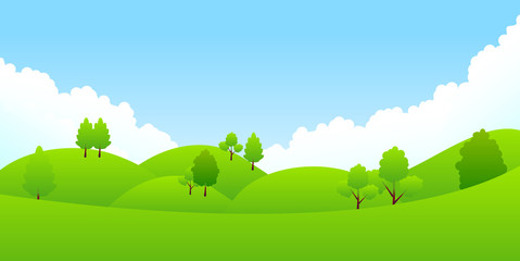 新緑　木　風景　背景 