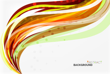 Elegant colorful wave, stripes