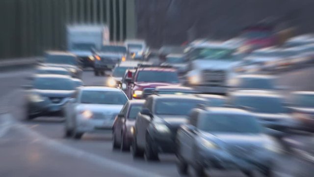 Traffic seen through a distorted lens