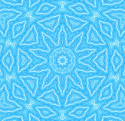 Abstract blue concentric pattern