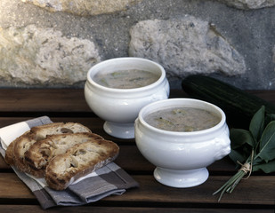 Soupe de concombre