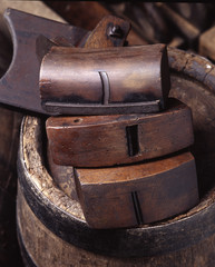 Outils du bois / rabot cintré / Tonnelier