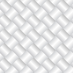 Seamless monochrome geometric pattern. Creative recurring interwoven design. Vector background