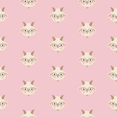 pattern with goats.
