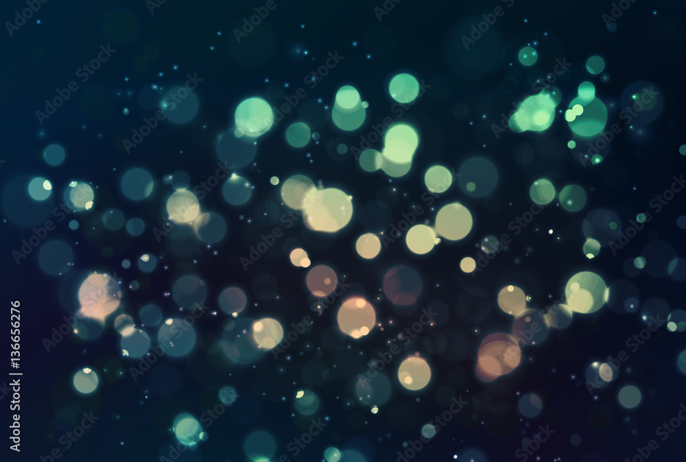 Poster abstract holiday background bokeh effect