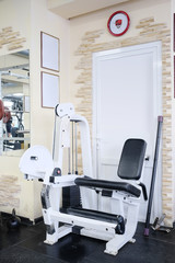 Interior of a fitness hall