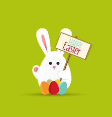 Obraz premium Vector Easter bunny