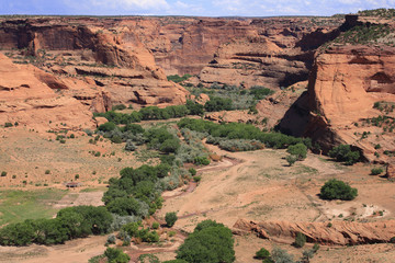 Canyon de Chelly / Réserve indienne Navajo / Arizona / USA