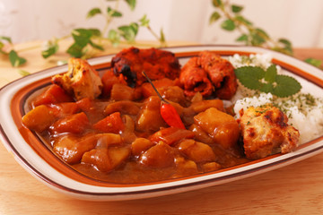 おいしそうなカレーライス
