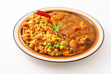 おいしそうなカレーライス
