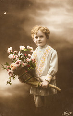 Carte postale ancienne / Enfant