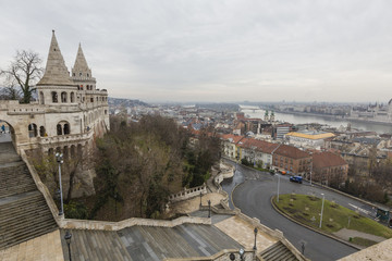 Fishermen's bastion in Budapest, Hungary