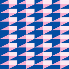 Geometric color background, flat style wallpaper, cubes with shadow, retro abstraction, vector design 