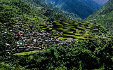 The mountains of Northern Luzon on the wai from Baguio to Banaue, Philippines.