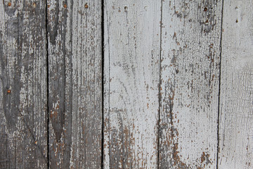 Old wooden painted wall from boards
