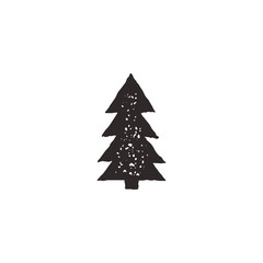 tree icon retro