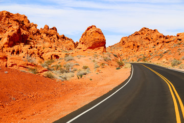 Street in the Valley of Fire