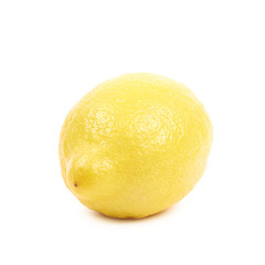 Whole lemon isolated