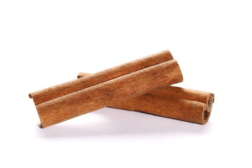 cinnamon stick spice isolated on white 