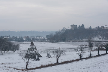 Snow in the Friuli hills