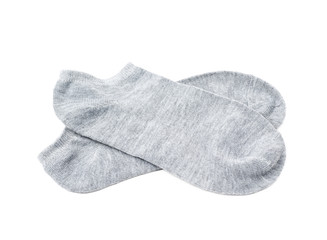 Pair of low-cut ped socks isolated