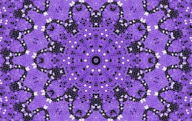 Obraz premium Bright lilac mosaic pattern