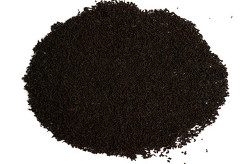 Black tea on white