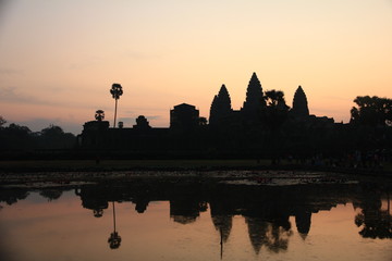 Angkor Wat at Sunrise, Cambodia