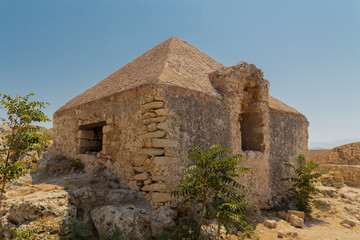Fototapeta premium The building inside Fortezza Castle.