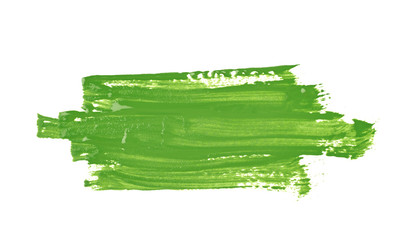 Smudged splash of paint isolated