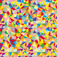 Abstract seamless pattern. Geometric backdrop. Polygonal crystal texture. Triangular .
