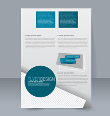Abstract flyer design background. Brochure template. To be used for magazine cover business mockup education presentation report. 