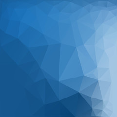 Blue poly abstract background.