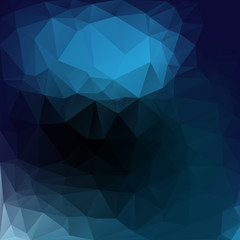 Blue poly abstract background.