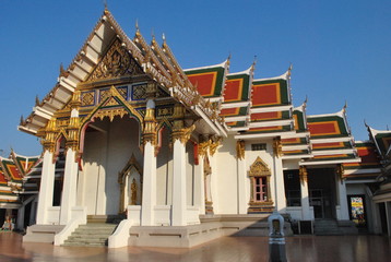 Wat Phra Sri Mahatatu in Bangkok Thailand 