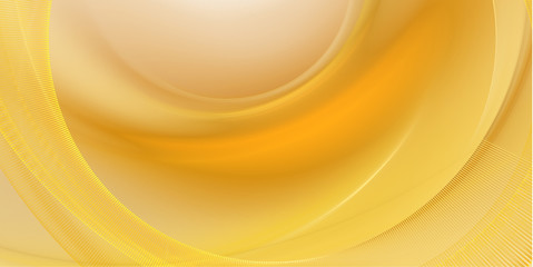 Abstract beautiful yellow background with waves